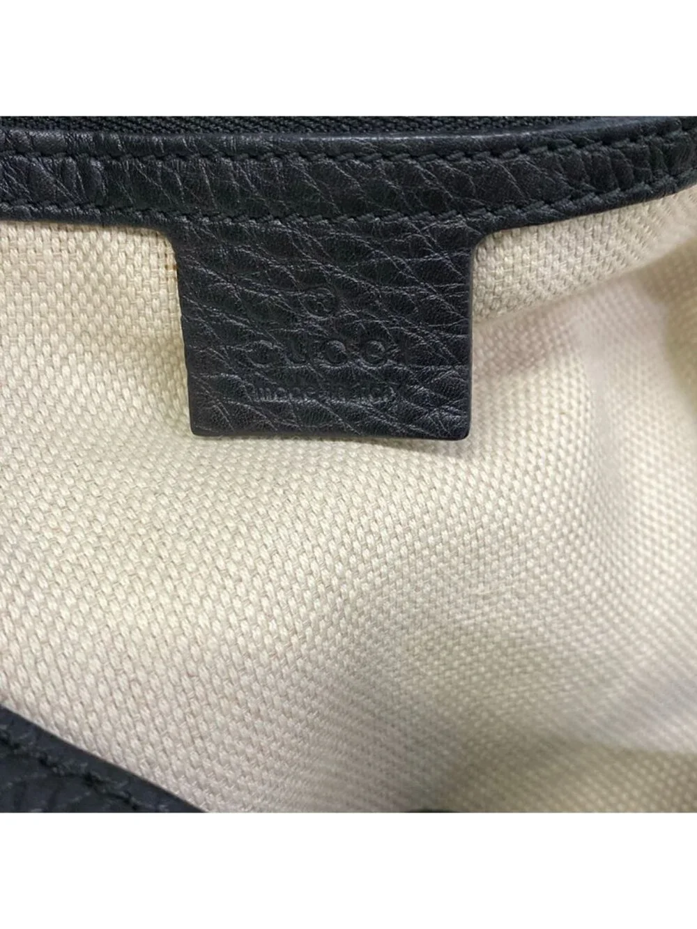 Gucci Tote Soho Cellarius Black Leather